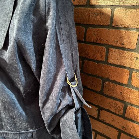 NWT Ivy Jane Faux Suede Jacket with Open Front. Size Med. - Picture 4 of 10